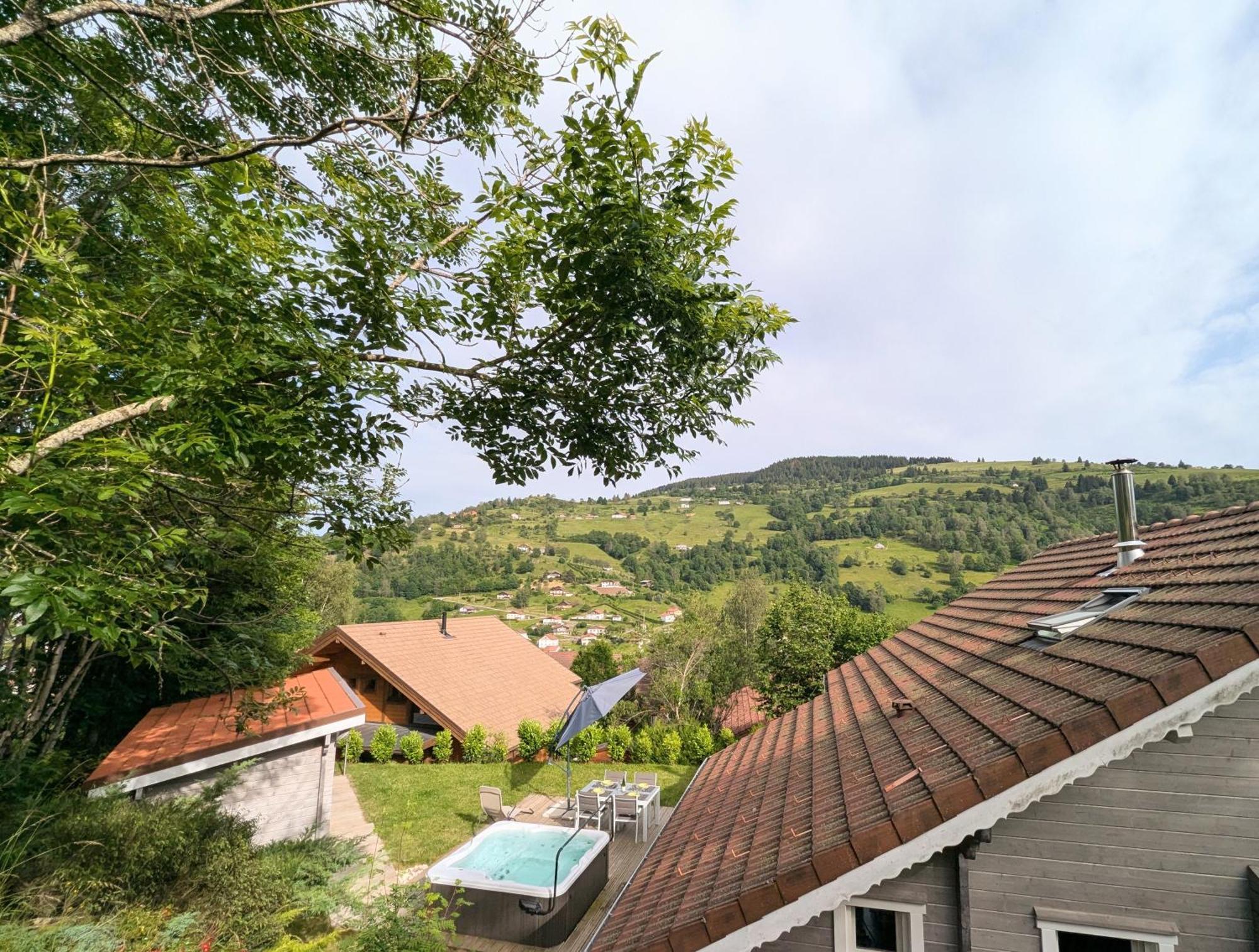Chalet Sauna Jacuzzi 6 Personnes La Bresse Exteriör bild