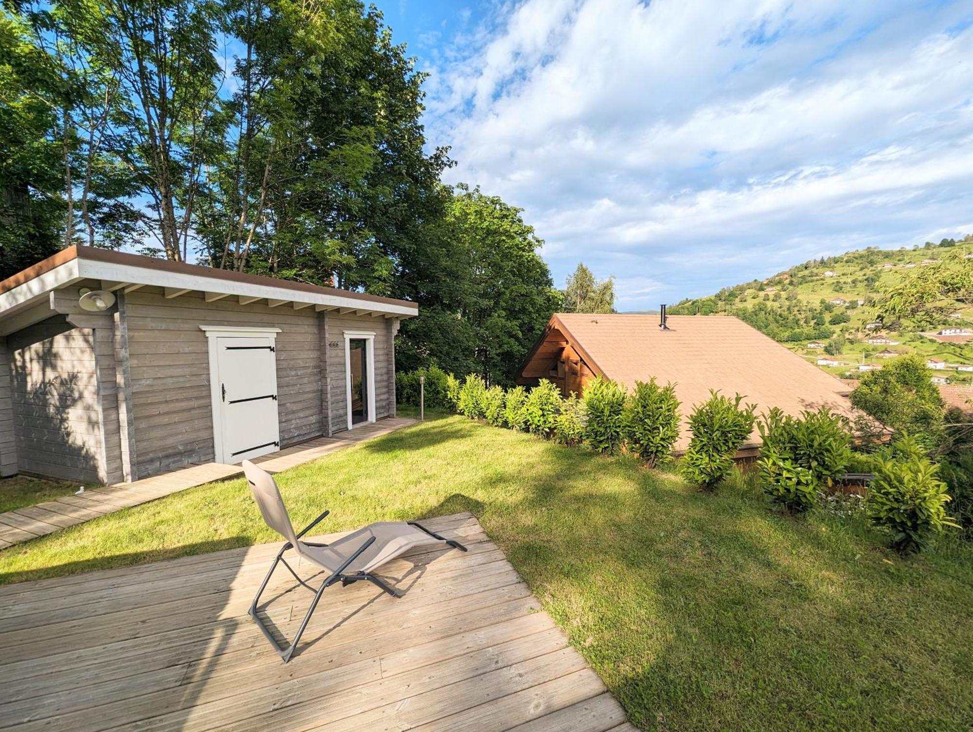 Chalet Sauna Jacuzzi 6 Personnes La Bresse Exteriör bild