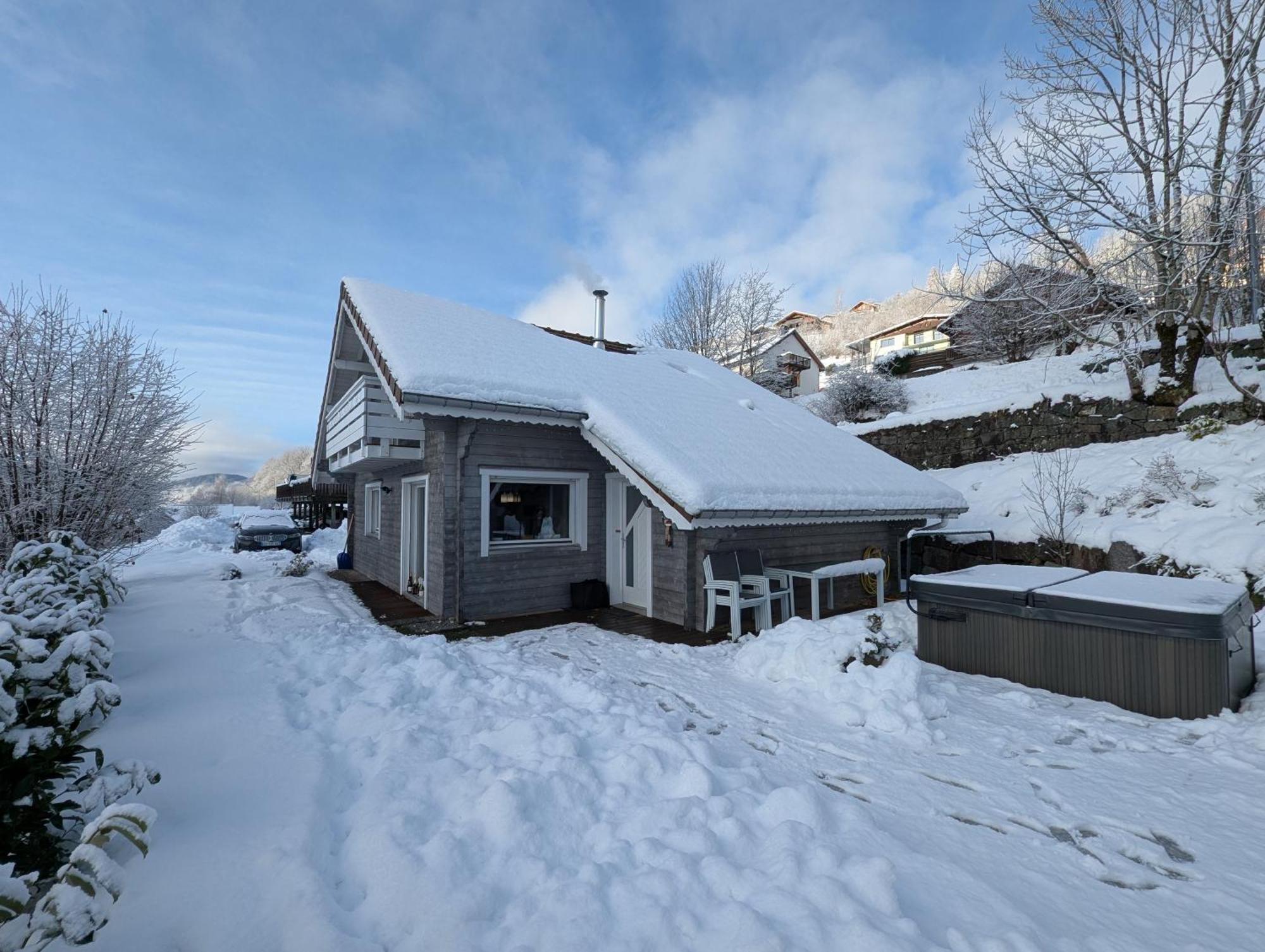 Chalet Sauna Jacuzzi 6 Personnes La Bresse Exteriör bild