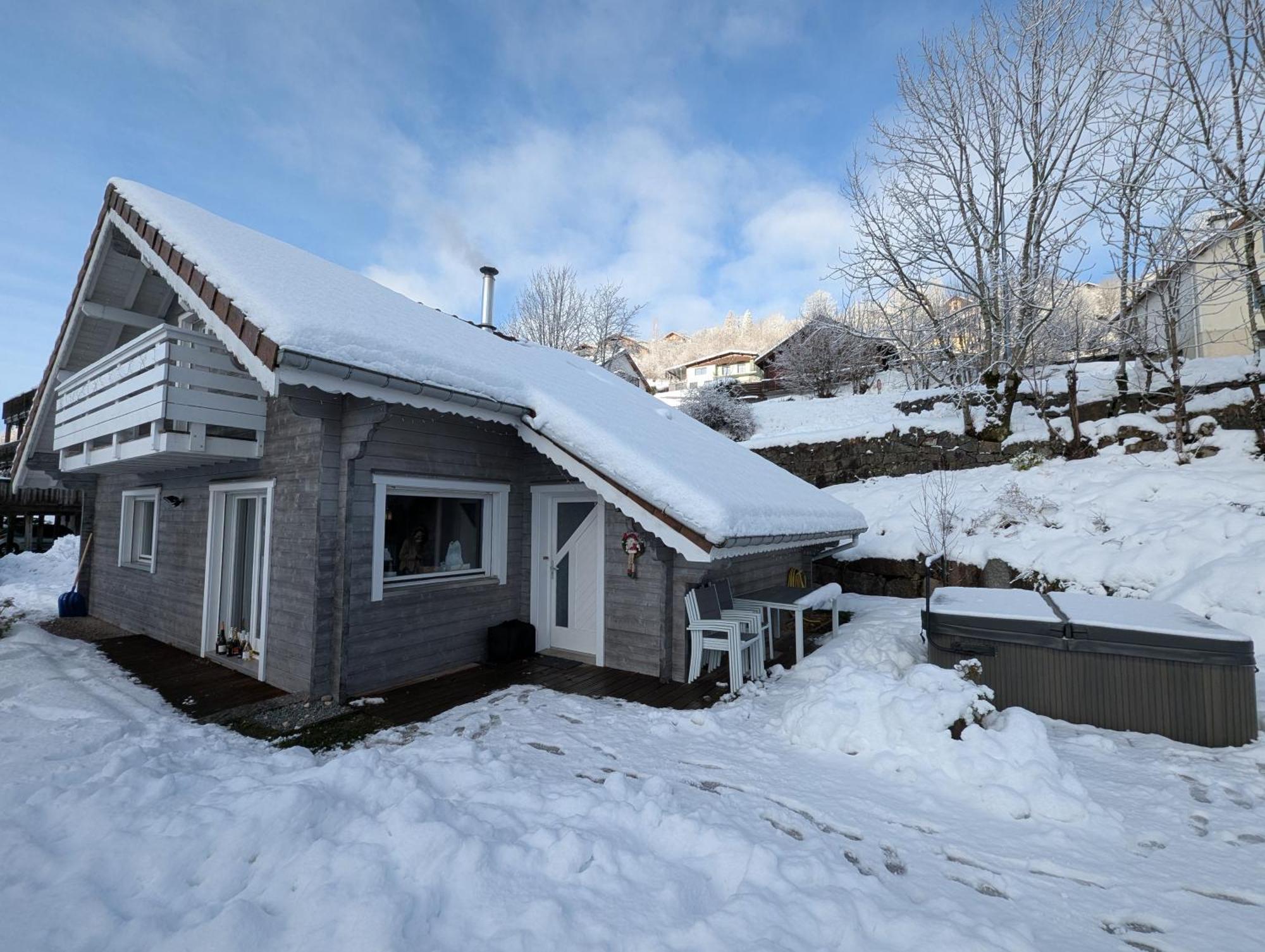 Chalet Sauna Jacuzzi 6 Personnes La Bresse Exteriör bild
